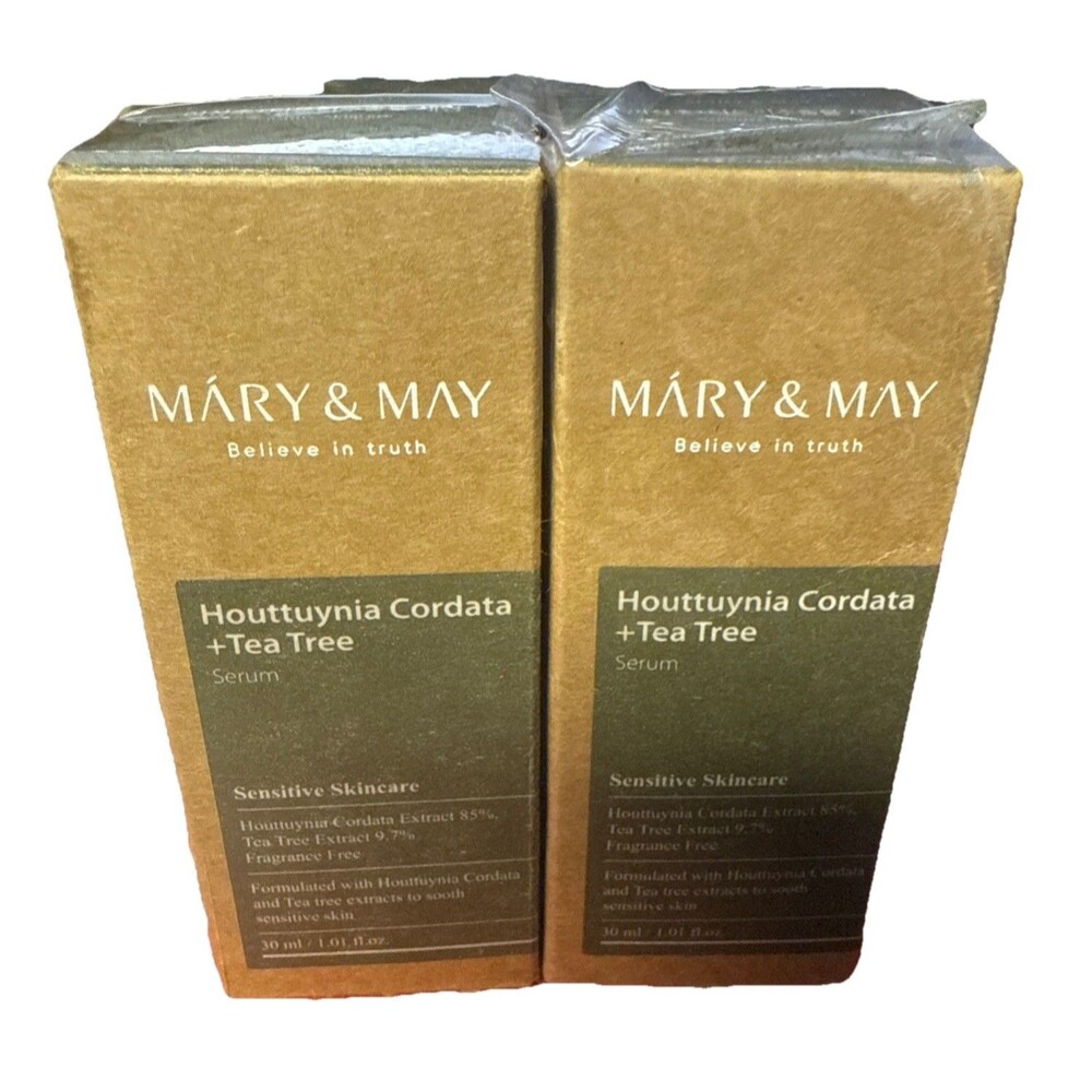 Mary&May Houttuynia Cordata + Tea Tree Serum- SET Of 2; Exp 7/27